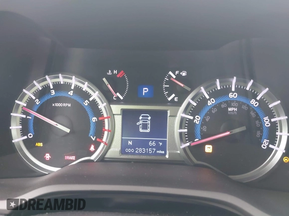 2014 Toyota 4Runner SR5 with VIN JTEZU5JR3E5065811, listed as a IAAI auction lot 42107883 with 283,157 mi miles and . Bid and sale history available at DreamBid. Image 7.