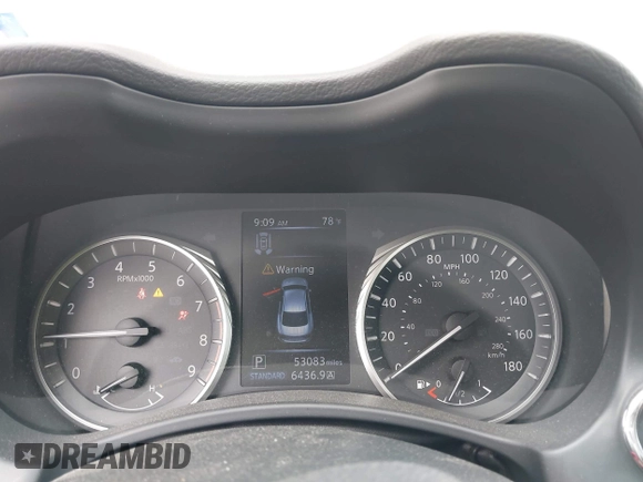 2021 Infiniti Q50 Luxe with VIN JN1EV7BP6MM702593, listed as a IAAI auction lot 41945690 with 53,083 mi miles and . Bid and sale history available at DreamBid. Image 7.
