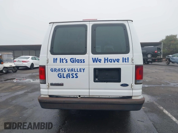 2008 Ford Econoline Cargo Commercial with VIN 1FTNS24L38DA02653, listed as a IAAI auction lot 41118303 with 185,433 mi miles and . Bid and sale history available at DreamBid. Image 16.