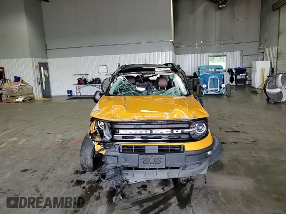 2022 Ford Bronco Sport Outer Banks with VIN 3FMCR9C63NRD70417, listed as a Copart auction lot 56487815 with 29,284 mi miles and Salvage title. Bid and sale history available at DreamBid. Image 15.