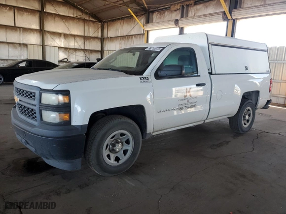 2015 Chevrolet Silverado 1500 Work Truck with VIN 1GCNCPEH4FZ241360, listed as a Copart auction lot 88714975 with 198,839 mi miles and Salvage Title. Bid and sale history available at carsss.com. Image 1.
