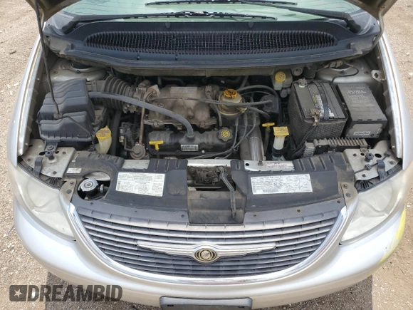 2001 Chrysler Town & Country with VIN 2C4GT44L41R358596, listed as a Copart auction lot 59493264 with 115,243 mi miles and Clean Title. Bid and sale history available at DreamBid. Image 12.