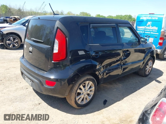 2013 Kia Soul + with VIN KNDJT2A68D7751533, listed as a IAAI auction lot 41995980 with 187,388 mi miles and . Bid and sale history available at DreamBid. Image 4.