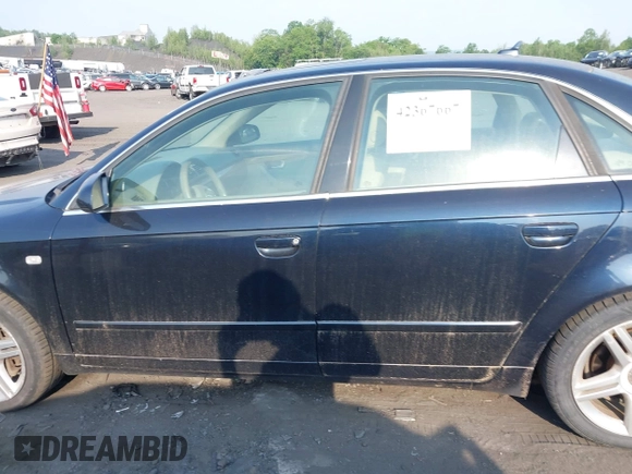 2007 Audi A4 2.0T with VIN WAUDF78E47A203824, listed as a IAAI auction lot 42367667 with 211,061 mi miles and . Bid and sale history available at DreamBid. Image 14.
