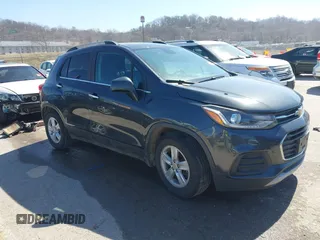 2018 Chevrolet Trax LT with VIN 3GNCJLSB5JL203424, listed as a IAAI auction lot 41738583 with 115,026 mi miles. Bid and sale history available at carsss.com. Image 1.