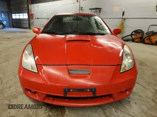2000 Toyota Celica GTS with VIN JTDDY32T0Y0034485, listed as a Copart auction lot 43575605 with 185,521 mi miles and Salvage Title. Bid and sale history available at carsss.com. Image 5.