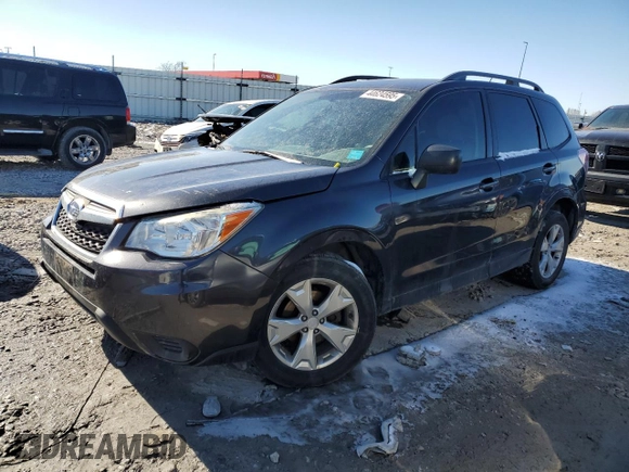 2015 Subaru Forester 2.5i with VIN JF2SJABC8FH574229, listed as a Copart auction lot 44624595 with 246,922 mi miles and Salvage title. Bid and sale history available at DreamBid. Image 1.