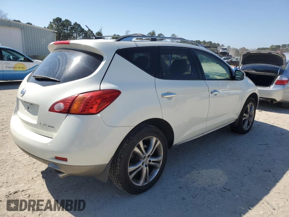 2010 Nissan Murano LE with VIN JN8AZ1MW8AW110781, listed as a Copart auction lot 48852235 with 166,602 mi miles and Clean Title. Bid and sale history available at carsss.com. Image 3.