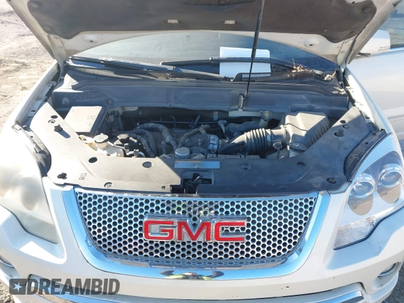 2011 GMC Acadia Denali with VIN 1GKKRTED0BJ325910, listed as a IAAI auction lot 41490017 with 172,155 mi miles and . Bid and sale history available at DreamBid. Image 10.