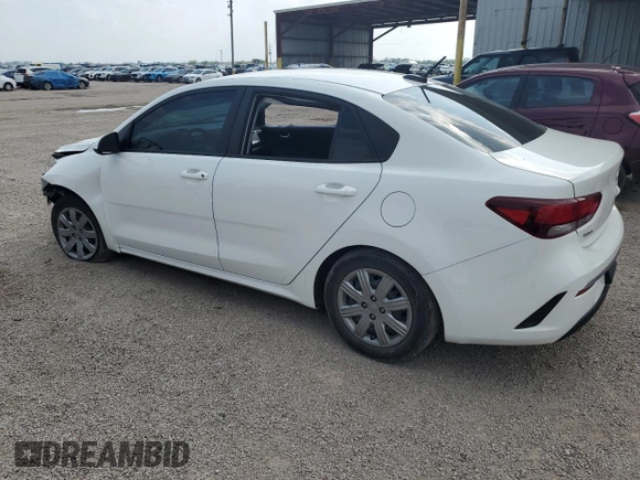 2022 Kia Rio LX with VIN 3KPA24ADXNE503508, listed as a Copart auction lot 50342555 with 77,303 mi miles and Clean Title. Bid and sale history available at carsss.com. Image 2.