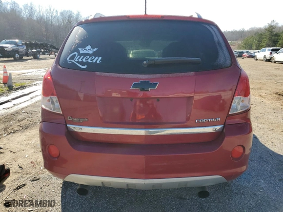 2012 Chevrolet Captiva Sport Fleet LT with VIN 3GNAL3E59CS640987, listed as a Copart auction lot 87672335 with 193,757 mi miles and Salvage Title. Bid and sale history available at carsss.com. Image 6.