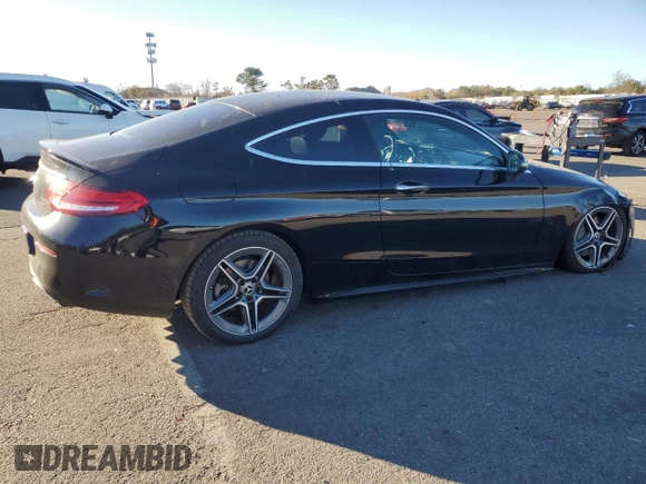 2019 Mercedes-Benz C 300 with VIN WDDWJ8EBXKF834833, listed as a Copart auction lot 80119834 with 51,405 mi miles and Salvage Title. Bid and sale history available at DreamBid. Image 3.