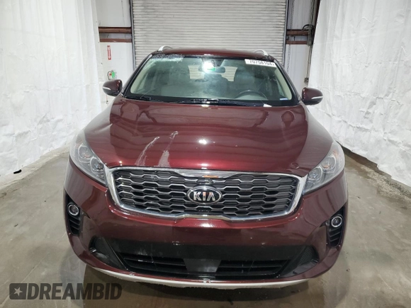 2019 Kia Sorento EX with VIN 5XYPH4A54KG464334, listed as a Copart auction lot 70758104 with 63,938 mi miles and Salvage Title. Bid and sale history available at DreamBid. Image 5.