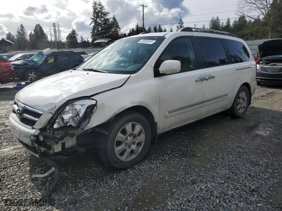 2007 Hyundai Entourage GLS with VIN KNDMC233576034307, listed as a Copart auction lot 45955815 with 95,854 mi miles and Salvage Title. Bid and sale history available at carsss.com. Image 1.