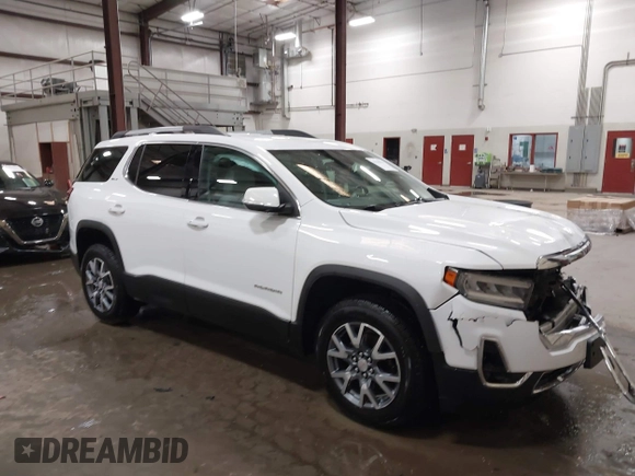 2023 GMC Acadia SLT with VIN 1GKKNULS3PZ265228, listed as a IAAI auction lot 41596328 with 37,366 mi miles and . Bid and sale history available at DreamBid. Image 1.