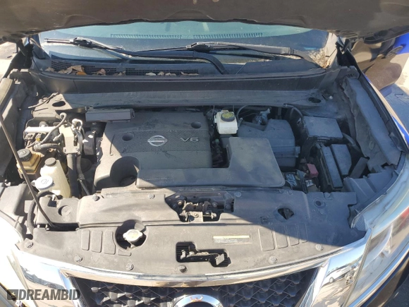 2013 Nissan Pathfinder Platinum with VIN 5N1AR2MN2DC659371, listed as a Copart auction lot 45340205 with 124160 miles and Salvage Title. Bid and sale history available at carsss.com. Image 11.