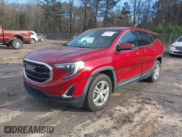 2019 GMC Terrain SLE with VIN 3GKALMEV9KL193203, listed as a IAAI auction lot 41679974 with 76,684 mi miles. Bid and sale history available at carsss.com. Image 20.