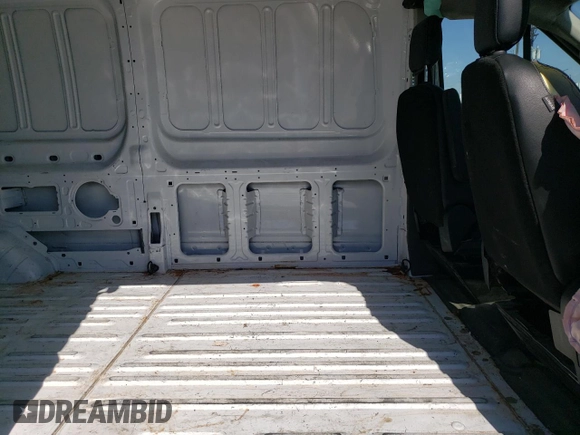 2022 Ford Transit Cargo with VIN 1FTBR3U88NKA64508, listed as a Copart auction lot 55091405 with 81,200 mi miles and Salvage Title. Bid and sale history available at DreamBid. Image 11.