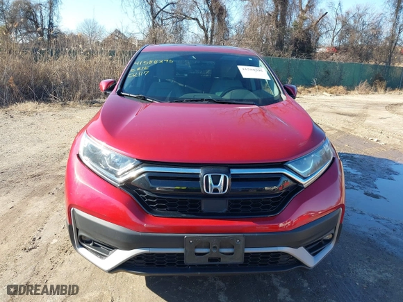 2022 Honda CR-V EX with VIN 7FARW2H57NE019482, listed as a IAAI auction lot 41588395 with 107,031 mi miles. Bid and sale history available at carsss.com. Image 12.