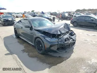 2023 BMW M4 Competition with VIN WBS33AZ05PCM90580, listed as a Copart auction lot 69255834 with 0 mi miles and Salvage Title. Bid and sale history available at carsss.com. Image 13.
