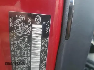 2006 Lexus SC 430 z VIN JTHFN48Y469000311, wystawiony jako Copart lot #45413615 z przebiegiem 155 357 mil mil oraz Szkoda całkowita • Salvage title. Historia ofert i sprzedaży dostępna na DreamBid. Obrazek 13.