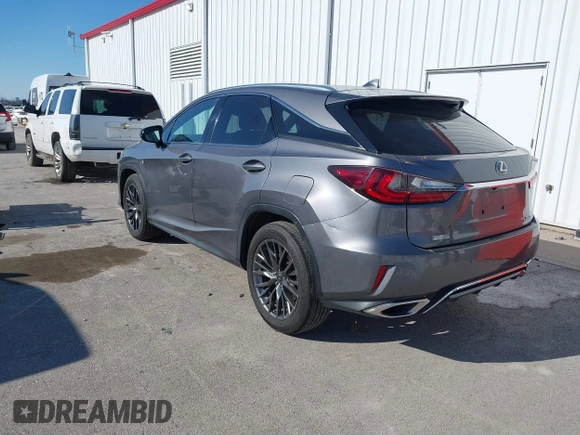 2018 Lexus RX 350 with VIN 2T2BZMCA8JC135823, listed as a IAAI auction lot 41359316 with 103,756 mi miles and . Bid and sale history available at DreamBid. Image 3.