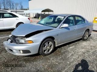 2002 Mitsubishi Galant ES z VIN 4A3AA46H42E060744, wystawiony jako Copart lot #37732694 z przebiegiem 173 507 mil mil oraz Szkody całkowita. Historia ofert i sprzedaży dostępna na DreamBid. Obrazek 1.