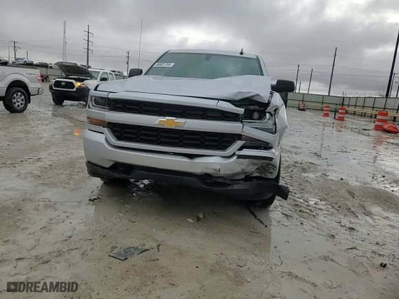 2018 Chevrolet Silverado 1500 Custom with VIN 1GCRCPEC6JZ354984, listed as a Copart auction lot 86601784 with 0 mi miles and Salvage Title. Bid and sale history available at carsss.com. Image 11.