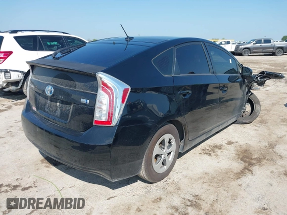 2012 Toyota Prius One with VIN JTDKN3DU4C1514859, listed as a IAAI auction lot 42316615 with 194,250 mi miles and . Bid and sale history available at DreamBid. Image 4.