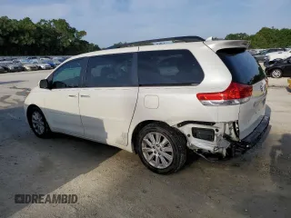 2013 Toyota Sienna XLE AAS with VIN 5TDYK3DC6DS402661, listed as a Copart auction lot 54224185 with 108,061 mi miles and Salvage Title. Bid and sale history available at carsss.com. Image 2.