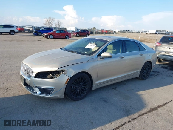 2017 Lincoln MKZ Reserve with VIN 3LN6L5F96HR638586, listed as a IAAI auction lot 41900215 with 111,566 mi miles and . Bid and sale history available at DreamBid. Image 2.