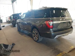 2020 Ford Expedition Max Platinum with VIN 1FMJK1MT1LEA64253, listed as a IAAI auction lot 42204905 with 66,750 mi miles and . Bid and sale history available at DreamBid. Image 3.