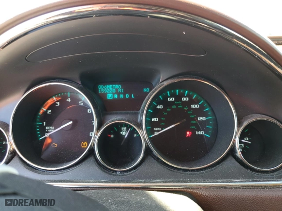 2014 Buick Enclave Leather with VIN 5GAKVBKD8EJ370959, listed as a Copart auction lot 47374045 with 159,220 mi miles and Salvage Title. Bid and sale history available at carsss.com. Image 9.