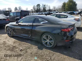 2017 Infiniti Q60 Premium with VIN JN1EV7EL6HM551267, listed as a Copart auction lot 46434555 with 45,072 mi miles and Salvage title. Bid and sale history available at DreamBid. Image 2.