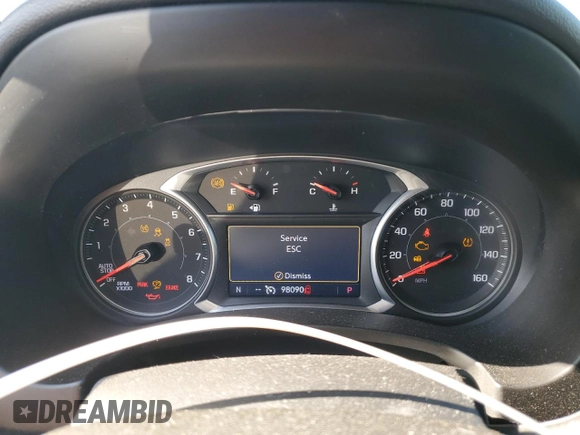 2020 GMC Terrain SLT with VIN 3GKALVEX3LL310072, listed as a Copart auction lot 56194995 with 98,090 mi miles and Salvage title. Bid and sale history available at DreamBid. Image 9.