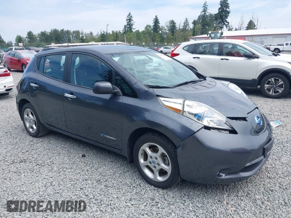 2013 Nissan LEAF SL with VIN 1N4AZ0CP9DC408137, listed as a IAAI auction lot 42517495 with 53,237 mi miles and . Bid and sale history available at DreamBid. Image 1.