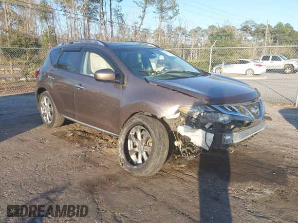 2012 Nissan Murano S with VIN JN8AZ1MU0CW117208, listed as a IAAI auction lot 41488470 with Not Provided miles and . Bid and sale history available at DreamBid. Image 1.