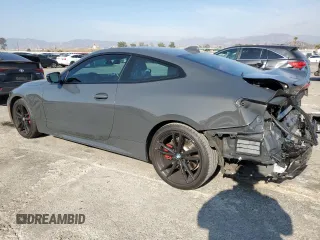 2021 BMW 4 Series M440i xDrive with VIN WBA13AR05MCF92780, listed as a Copart auction lot 42741285 with 41,751 mi miles and Salvage Title. Bid and sale history available at DreamBid. Image 2.