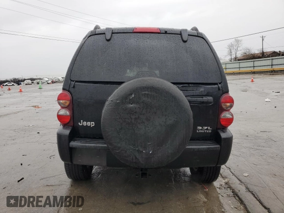 2005 Jeep Liberty Limited with VIN 1J4GK58K95W652061, listed as a Copart auction lot 43195585 with 150,181 mi miles and Salvage Title. Bid and sale history available at carsss.com. Image 6.