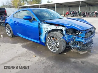 2023 Subaru BRZ Premium with VIN JF1ZDBB16P9703126, listed as a IAAI auction lot 41153982 with 22,593 mi miles. Bid and sale history available at carsss.com. Image 1.
