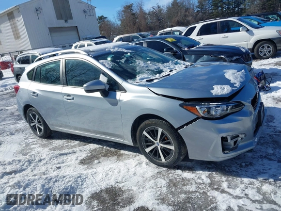 2019 Subaru Impreza Premium with VIN 4S3GTAC67K3712213, listed as a IAAI auction lot 41582618 with 1 mi miles. Bid and sale history available at carsss.com. Image 12.