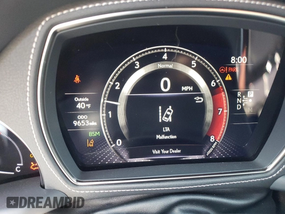 2019 Lexus LS with VIN JTHC51FF1K5007446, listed as a Copart auction lot 51824615 with 9,653 mi miles and Salvage Title. Bid and sale history available at carsss.com. Image 9.