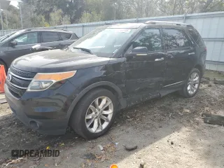 2012 Ford Explorer Limited with VIN 1FMHK7F91CGA23709, listed as a Copart auction lot 46555195 with 217,064 mi miles and Salvage Title. Bid and sale history available at carsss.com. Image 1.