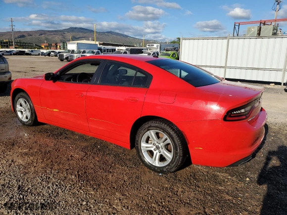 2022 Dodge Charger SXT with VIN 2C3CDXBG7NH250217, listed as a Copart auction lot 82933144 with 27,383 mi miles and Salvage Title. Bid and sale history available at carsss.com. Image 2.