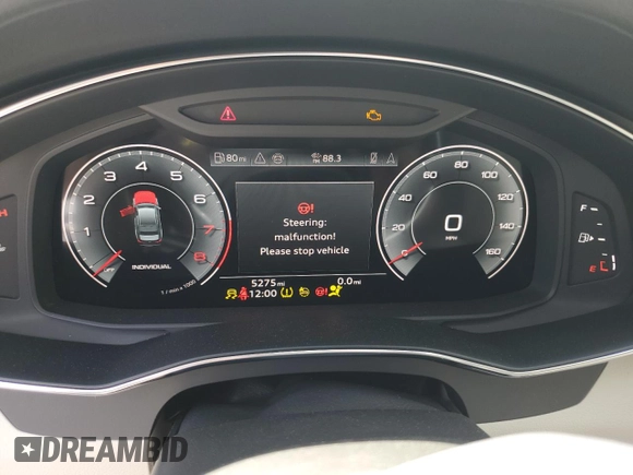 2024 Audi A6 Premium z VIN WAUD3BF27RN037993, wystawiony jako Copart lot #56624705 z przebiegiem 5 275 mil mil oraz Szkoda całkowita • Salvage title. Historia ofert i sprzedaży dostępna na DreamBid. Obrazek 9.