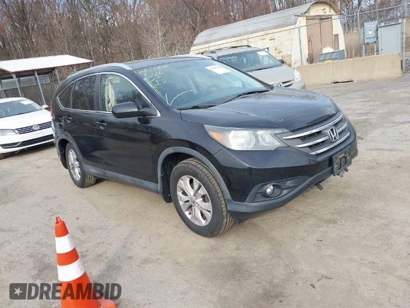 2014 Honda CR-V EX-L with VIN 2HKRM4H7XEH607165, listed as a IAAI auction lot 41837898 with 102,057 mi miles. Bid and sale history available at carsss.com. Image 1.