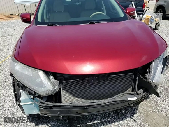 2015 Nissan Rogue SV with VIN KNMAT2MT9FP557680, listed as a Copart auction lot 53566195 with 72,907 mi miles and Salvage Title. Bid and sale history available at DreamBid. Image 14.