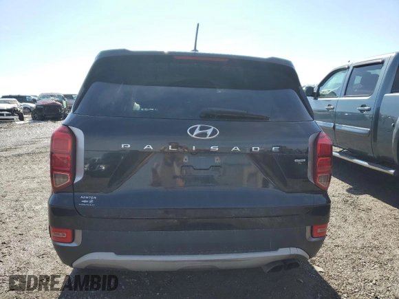 2020 Hyundai Palisade SE z VIN KM8R1DHE7LU029676, wystawiony jako Copart lot #46027205 z przebiegiem Nie podano mil oraz Szkoda całkowita • Salvage title. Historia ofert i sprzedaży dostępna na DreamBid. Obrazek 6.