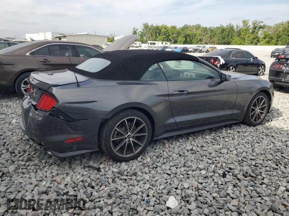 2019 Ford Mustang EcoBoost with VIN 1FATP8UHXK5129463, listed as a Copart auction lot 54005485 with 54,057 mi miles and Salvage Title. Bid and sale history available at carsss.com. Image 3.