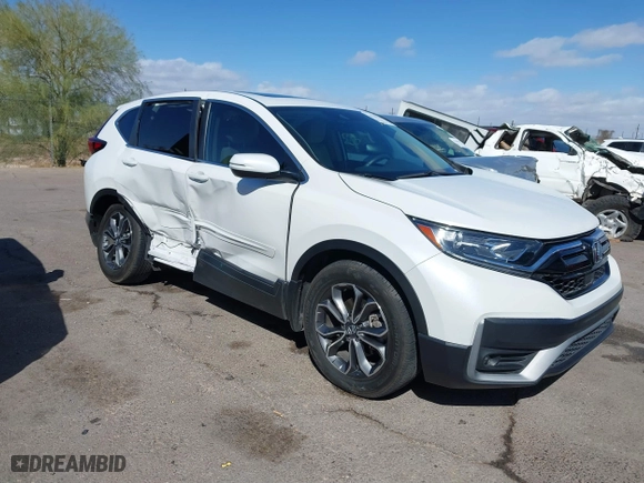 2020 Honda CR-V EX with VIN 5J6RW1H51LA013490, listed as a IAAI auction lot 41703228 with 62,896 mi miles. Bid and sale history available at carsss.com. Image 1.